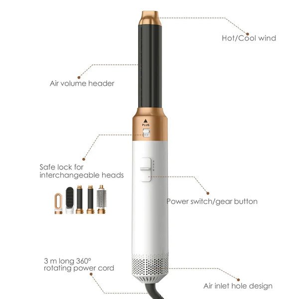 5 - in - 1 Hair Dryer - Dermovia™