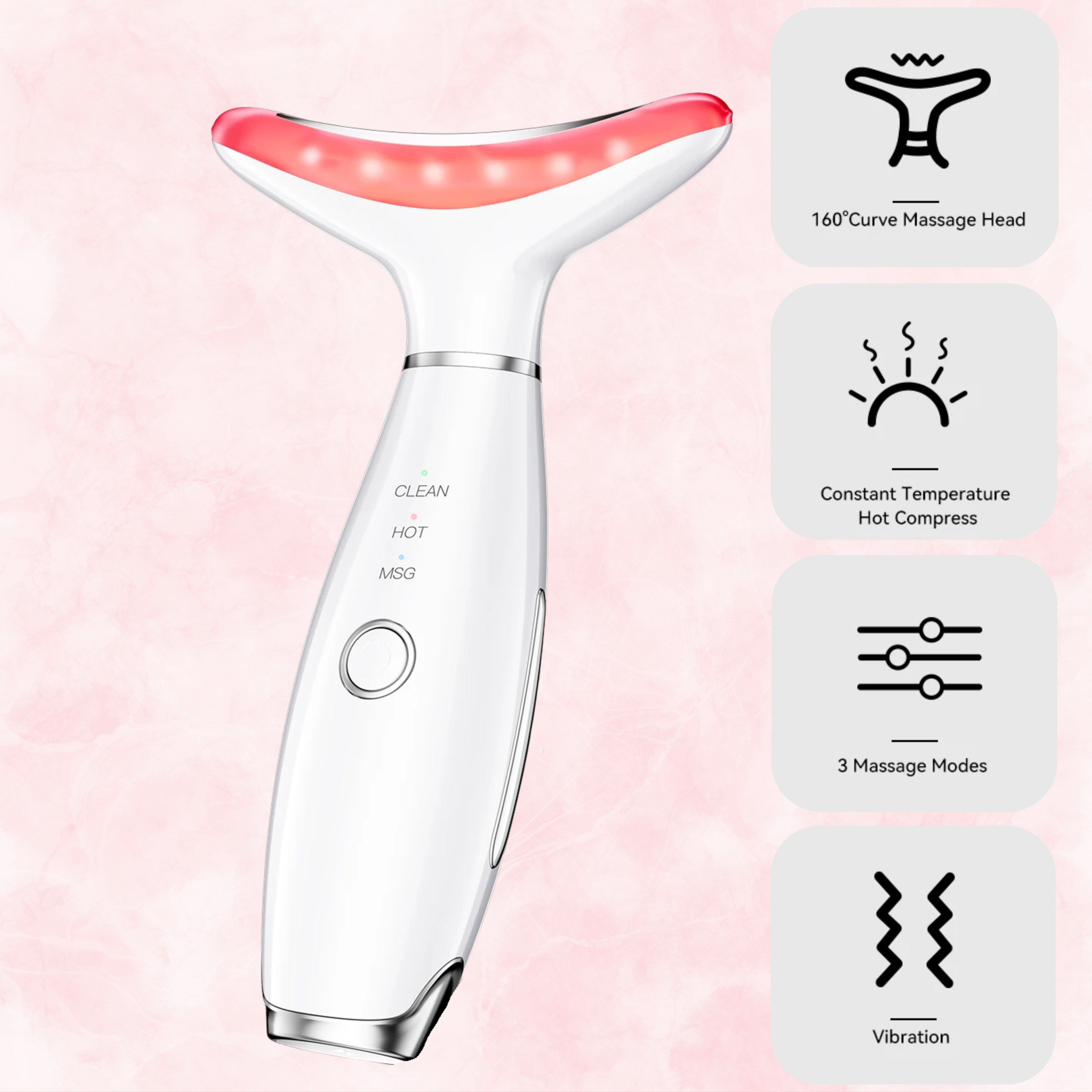 3-in-1 Face and Neck Massager