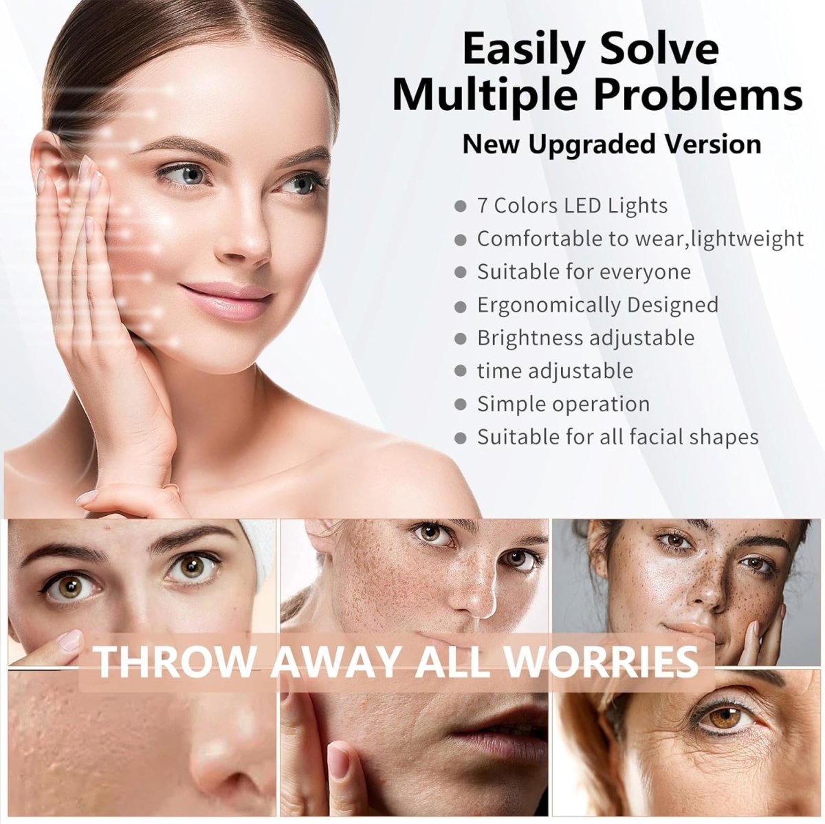 LED Face and Neck Mask - Dermovia™